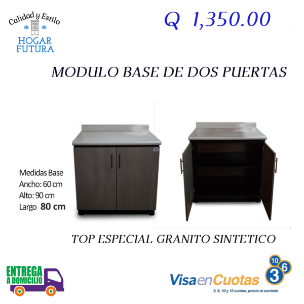 Modulo Cocina de 80 cmts